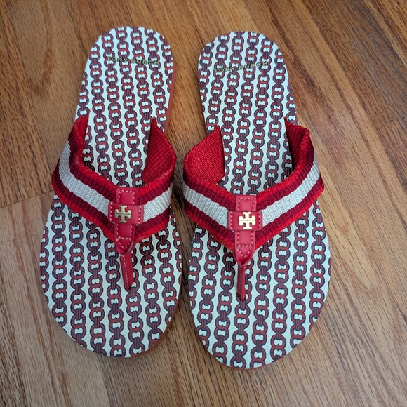 Tory Burch Shoes - Tory Burch Women's Red Flip Flops